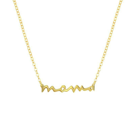 Mama 14k Gold Plated Necklace